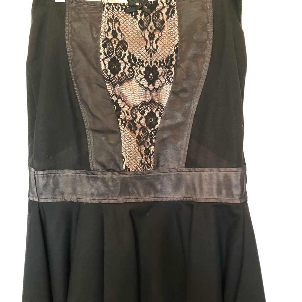 Pink and black mermaid pencil skirt